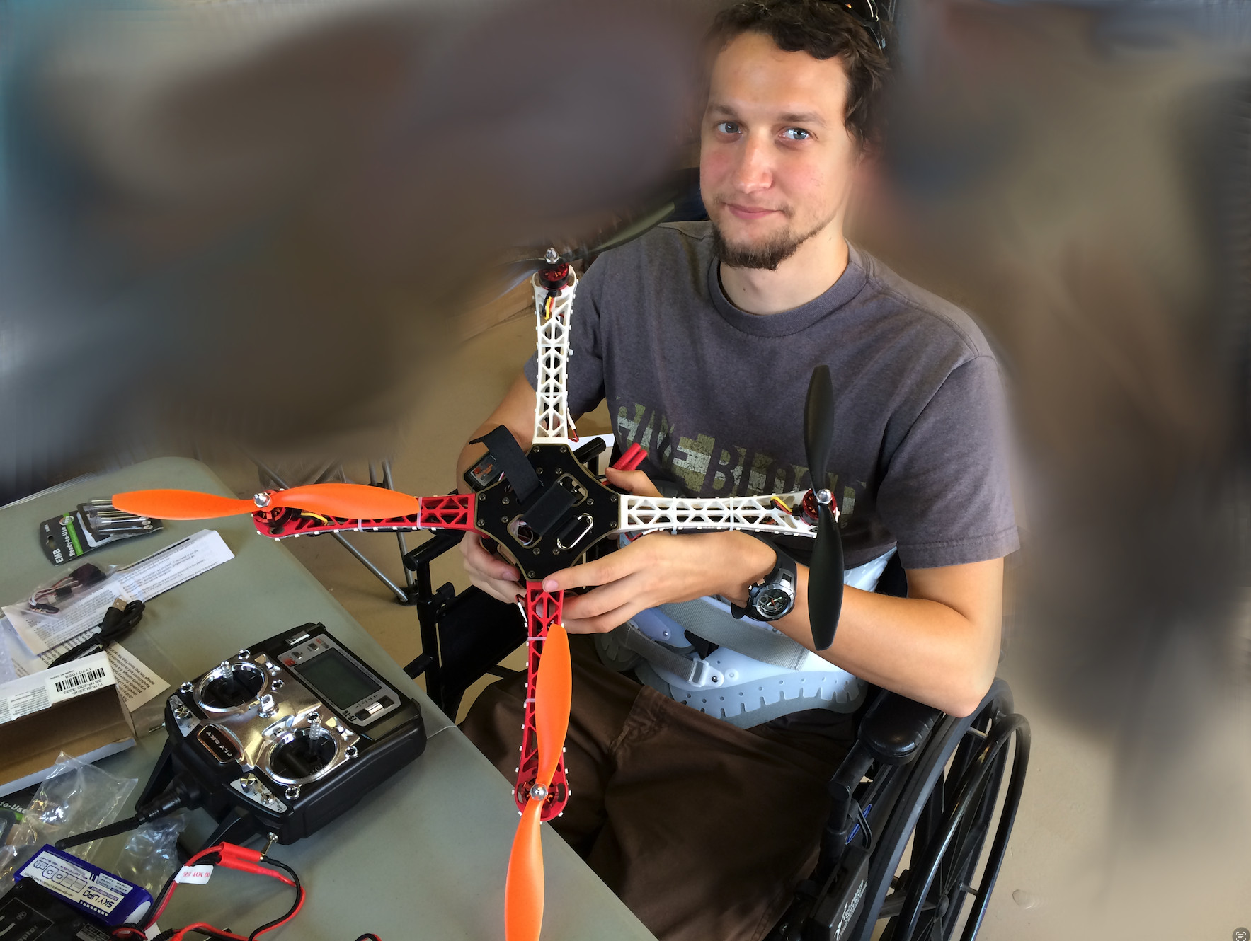 Building drones from wheelchair